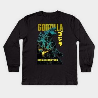 godzilla Kids Long Sleeve T-Shirt